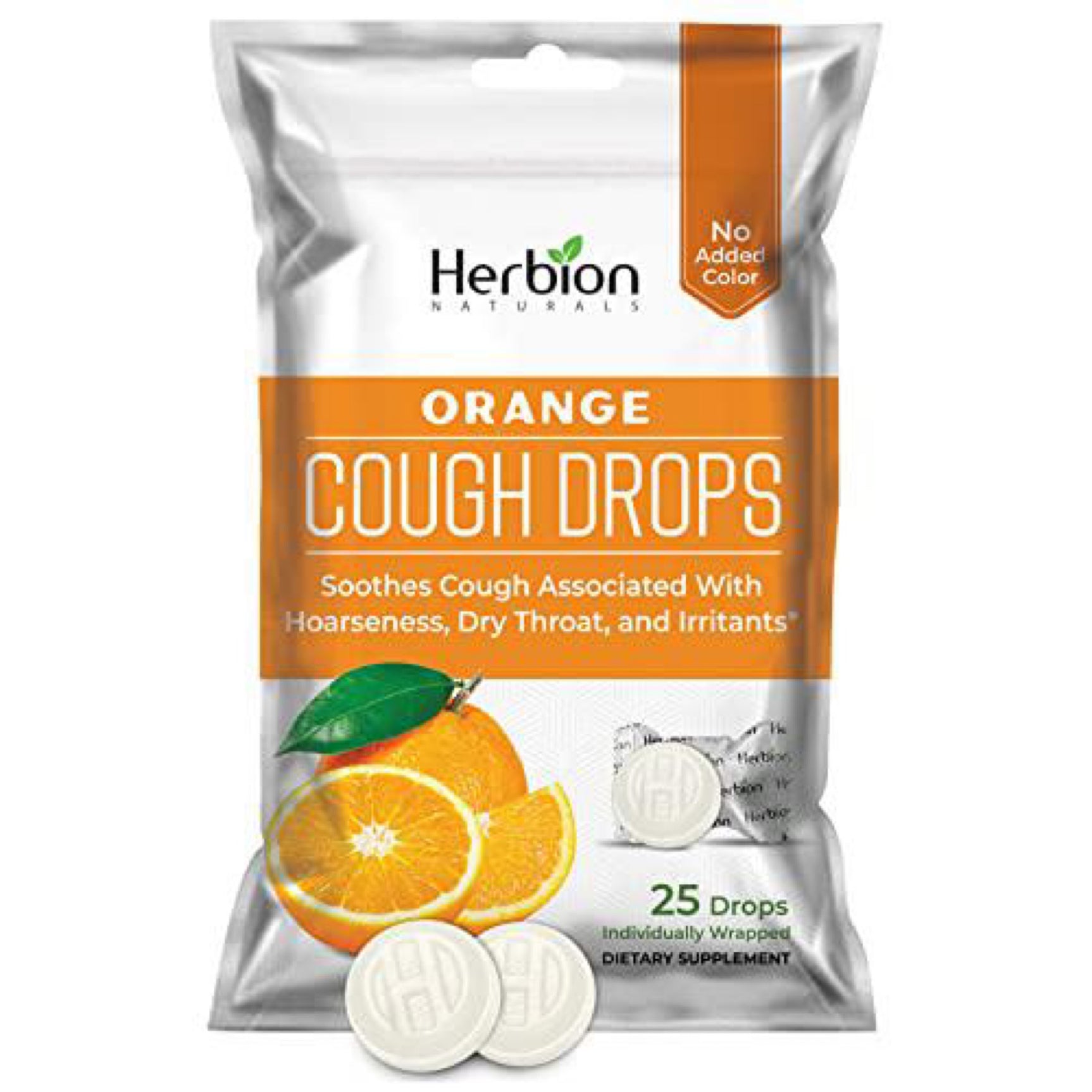 Herbion Naturals Orange Cough Drops / / Lozenge