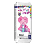 Magna-Tiles Micromags 26-Piece Heart to Heart Travel Set