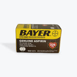 Genuine Bayer Aspirin Pain Reliever / Fever Reducer 325mg Coated Tablets