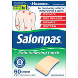 Salonpas Pain Relieving Patch Pain Relief Patches 60 Patches