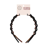 Zig Zag Headband 2pc - Black & Tort