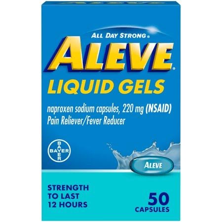 Aleve Liquid Gels for Pain Relief ‐‐ 50 Count