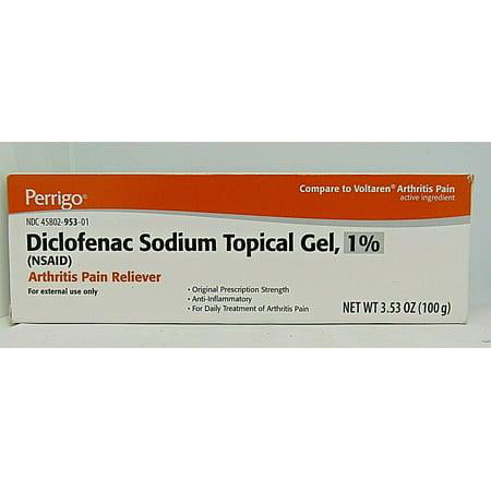 Perrigo Arthritis Pain Relief Diclofenac Sodium Topical Gel 1%