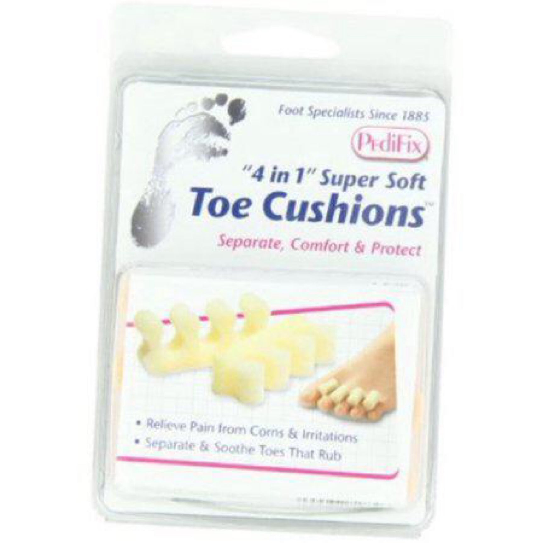 PediFix '4 In 1' Super Soft Toe Cushions