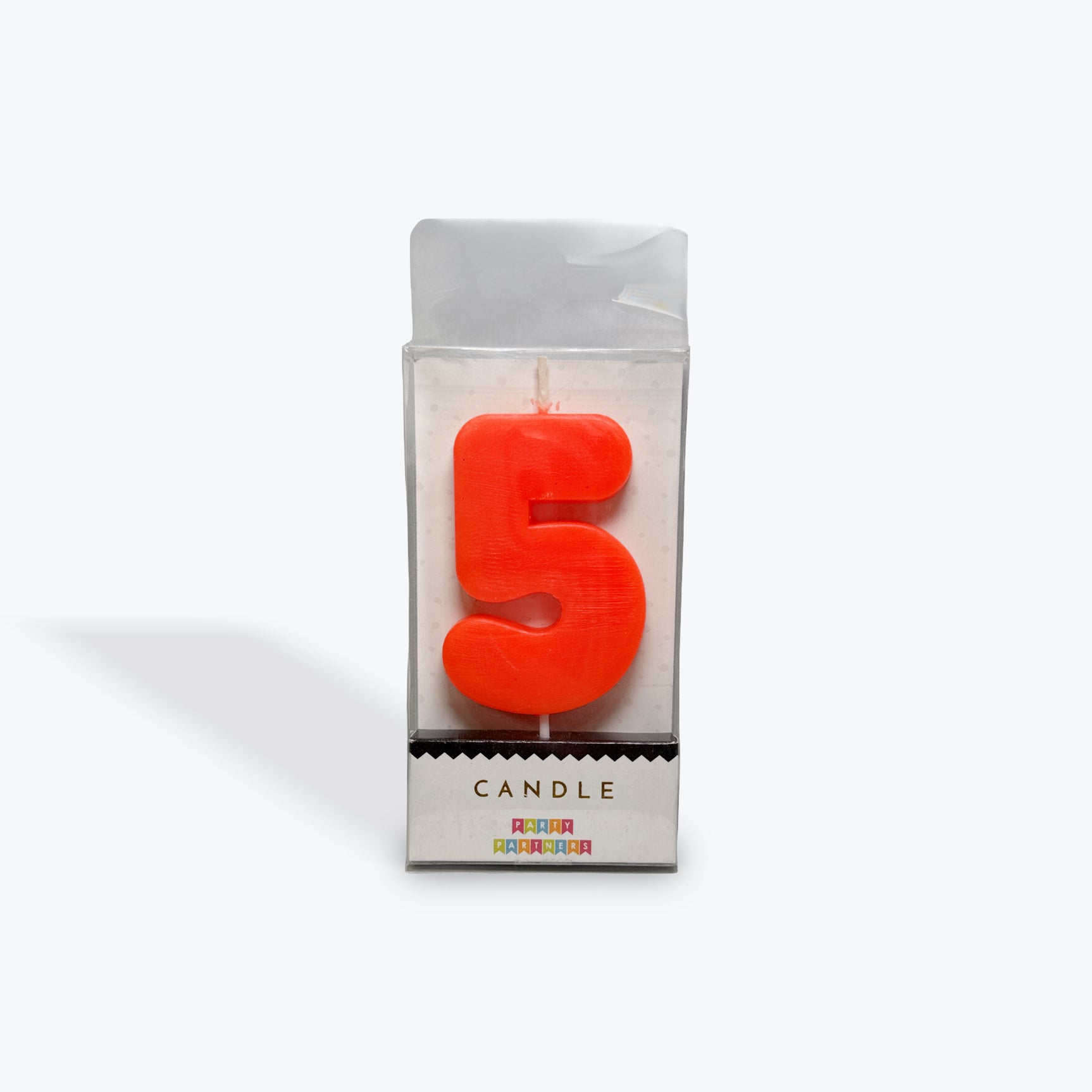 Party Partners Neon Number 5 Candle
