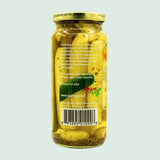 Lanzas de pepinillos encurtidos | Especias suaves artesanales | Fresco de granja 450 g