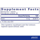 Pure Encapsulations Biotin 8 mg