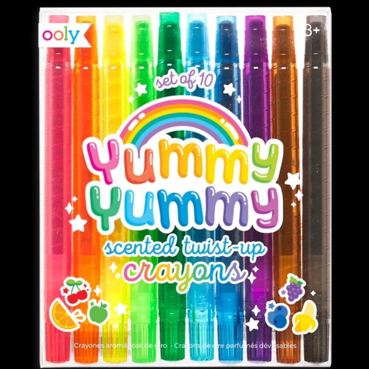 Yummy Yummy scented twist up crayons