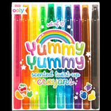 Yummy Yummy scented twist up crayons