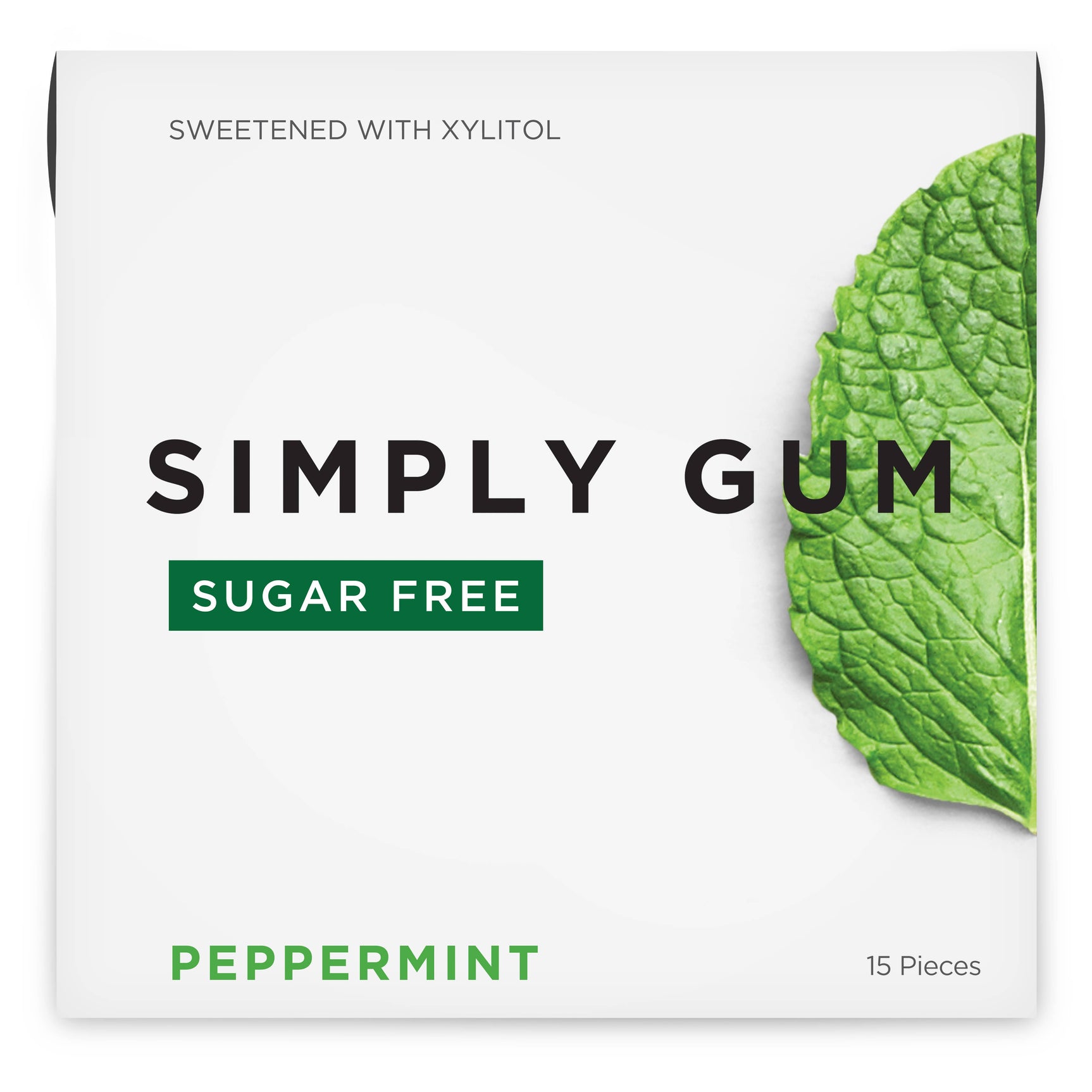 Sugar Free Peppermint Gum - Natural + Plastic-Free - Image 8
