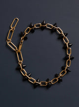 We Are All Smith 14k Gold Filled and Titanium Adjustable Spike Men's Bracelet - Image 3