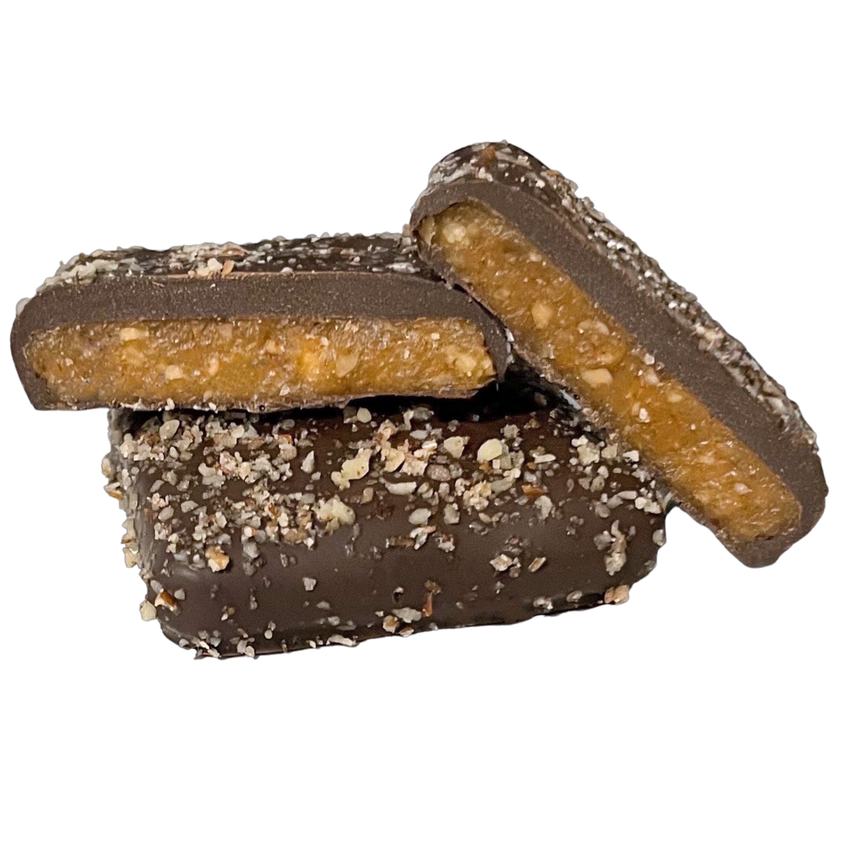 Griff's Pecan Toffee - 1oz Dark Chocolate Toffee