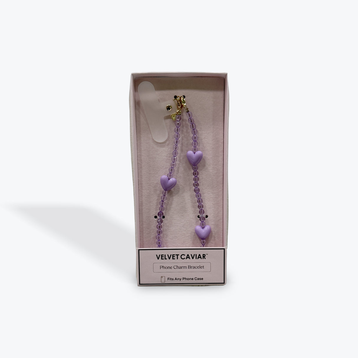 Purple Heart - Velvet Caviar Phone Charm Bracelet