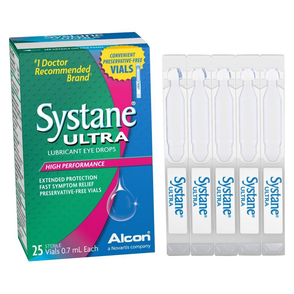 Systane Ultra Lubricant Eye Drops for Dry Eye Symptoms Single use