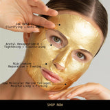 24k Gold Foil Premium Face Mask 5-PACK