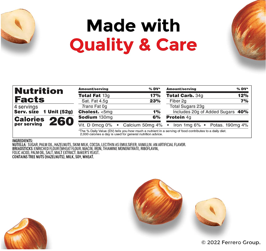 Nutella & Go Chocolate 52g