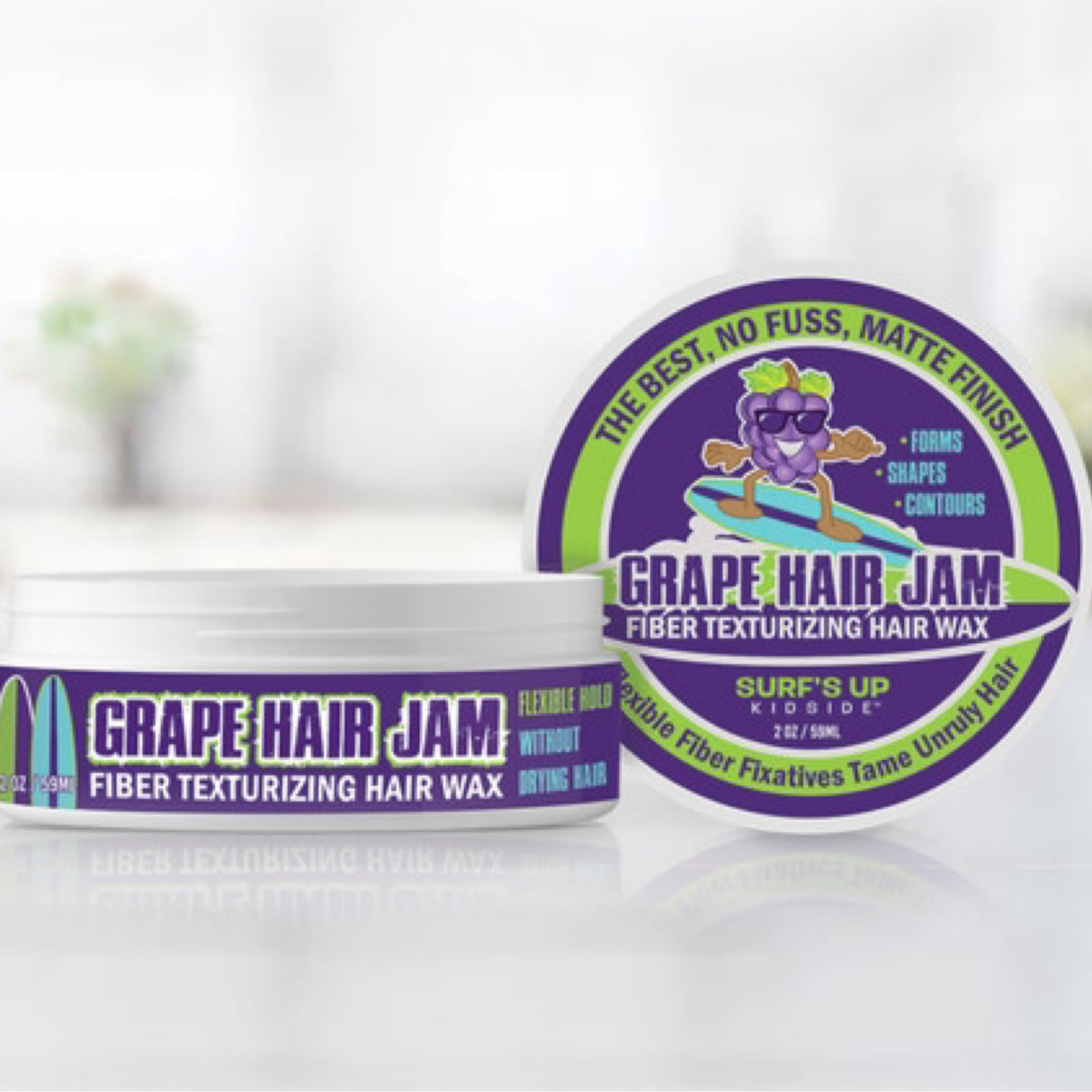 Grape hair jam fiber texturizing hair wax