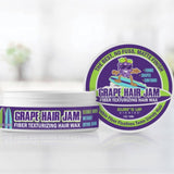 Grape hair jam fiber texturizing hair wax