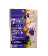 Manuka Health Manuka Honey Propolis Lollipop, Elderberry