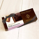 John Kelly Chocolates 8 oz. Truffle Fudge Bar: Semi-Sweet Chocolate & Peanut Butter