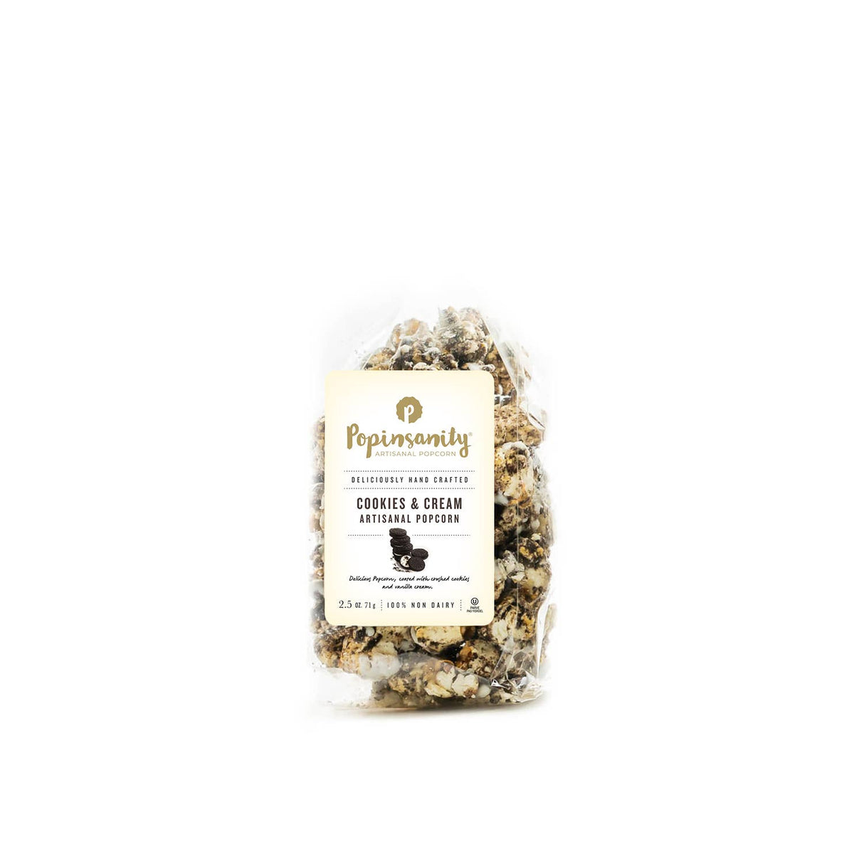 Popinsanity Cookies and Cream Gourmet Popcorn