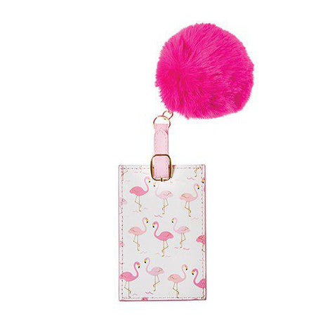Slant Collection Flamingo Luggage Tag