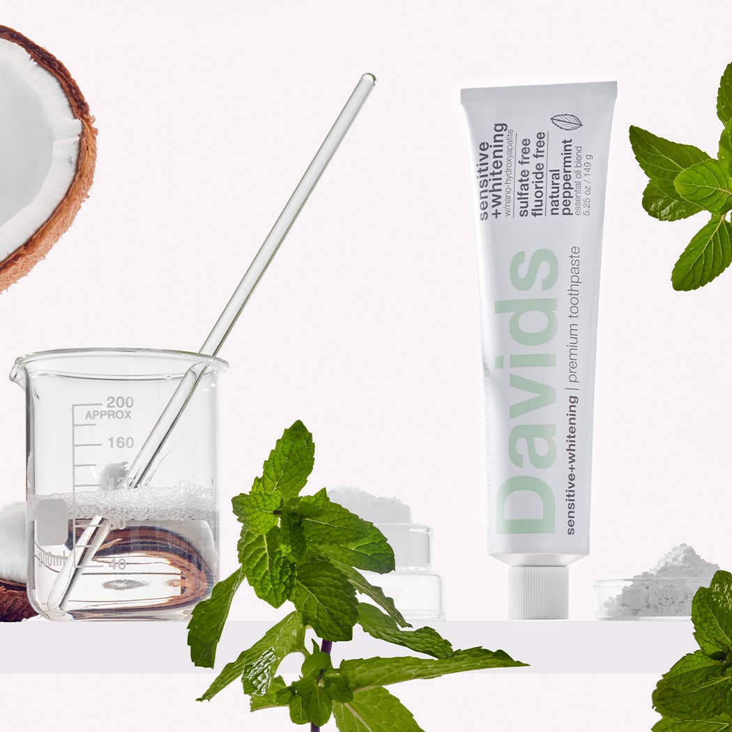 Davids sensitive+whitening nano-hydroxyapatite premium toothpaste
