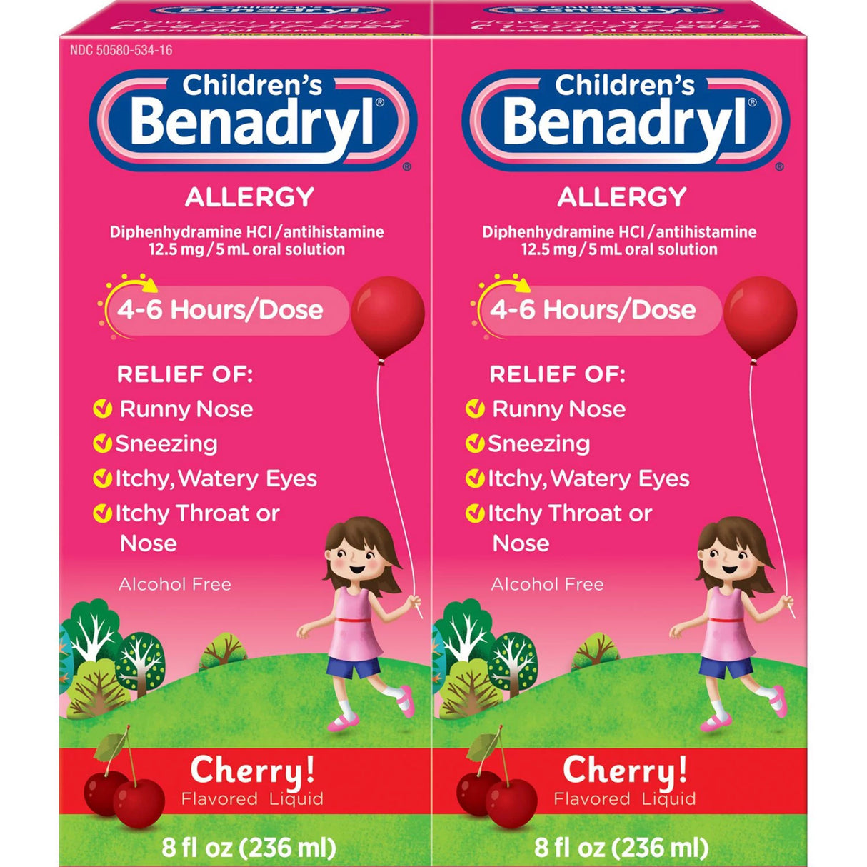 Children's Benadryl Cherry flavor