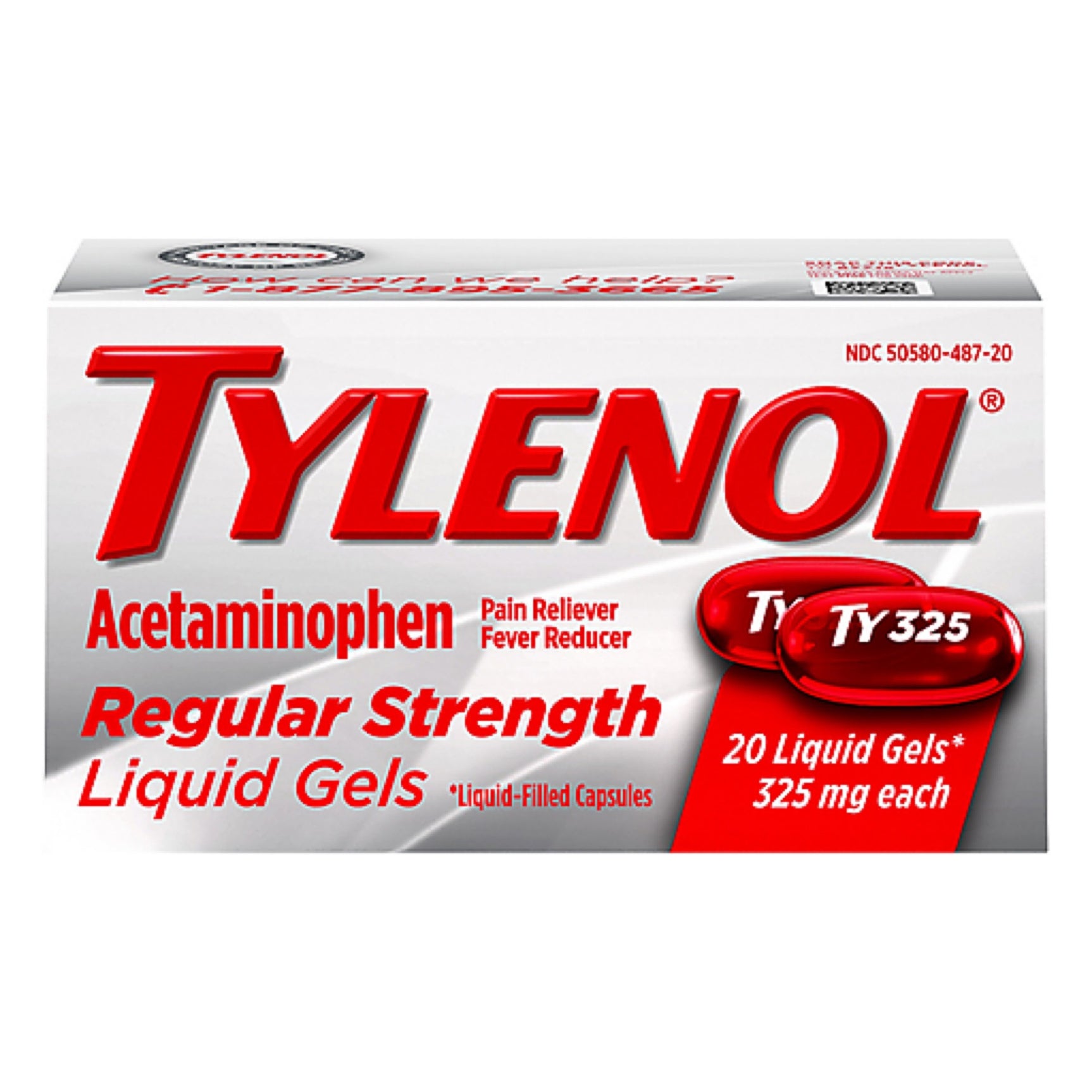 Tylenol regular strength liquigels