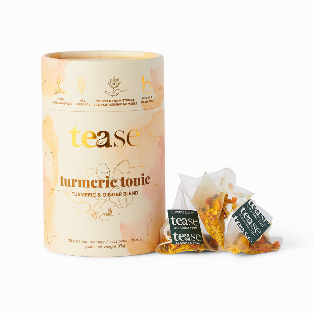 Tease Turmeric Tonic Ginger Adaptogen + Superfood Tea Blend