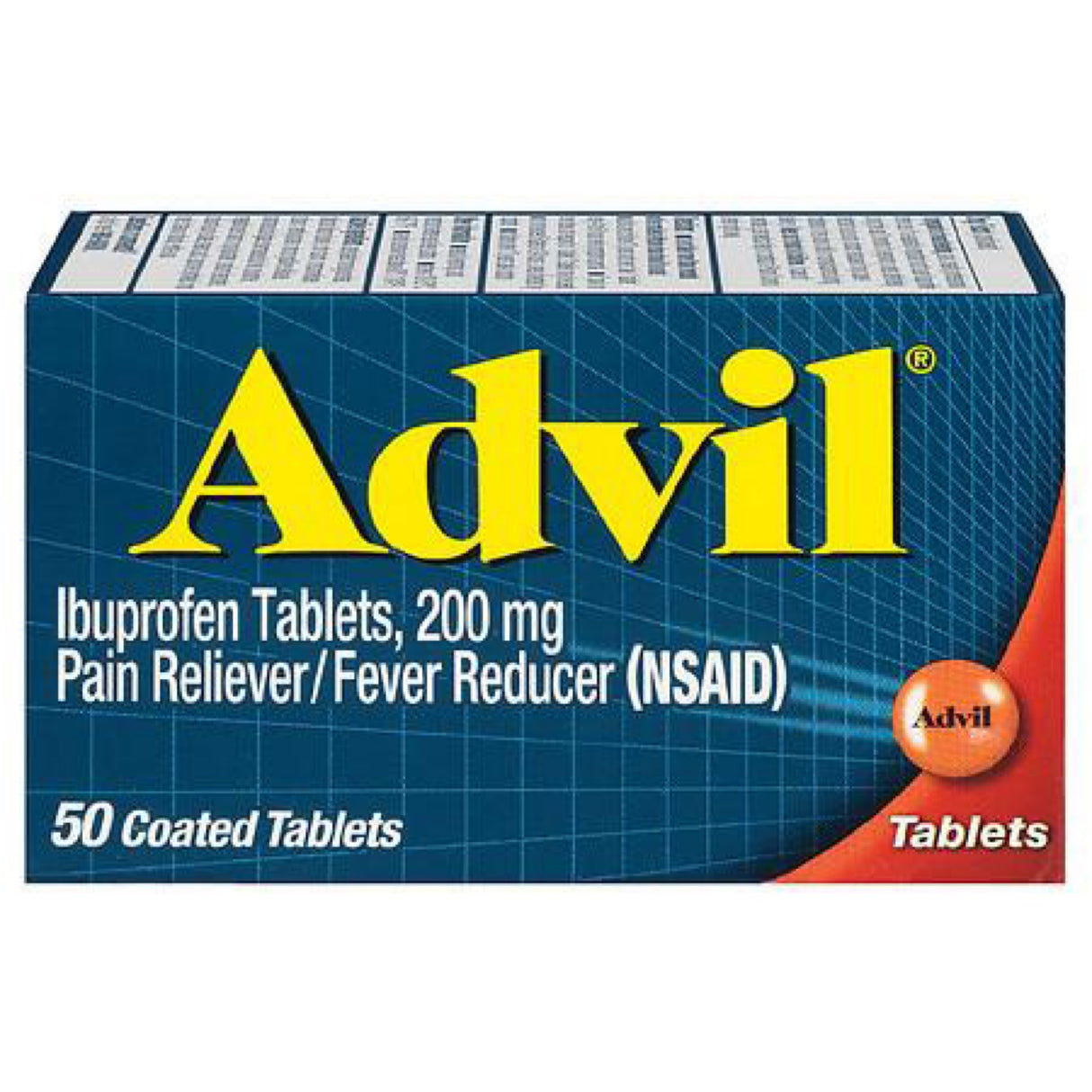 Advil Pain Reliever and Fever Reducer, Pain Relief Medicine with Ibuprofen 200mg for Headache, Backache, Menstrual Pain and Joint Pain Relief
