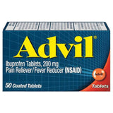 Advil Pain Reliever and Fever Reducer, Pain Relief Medicine with Ibuprofen 200mg for Headache, Backache, Menstrual Pain and Joint Pain Relief