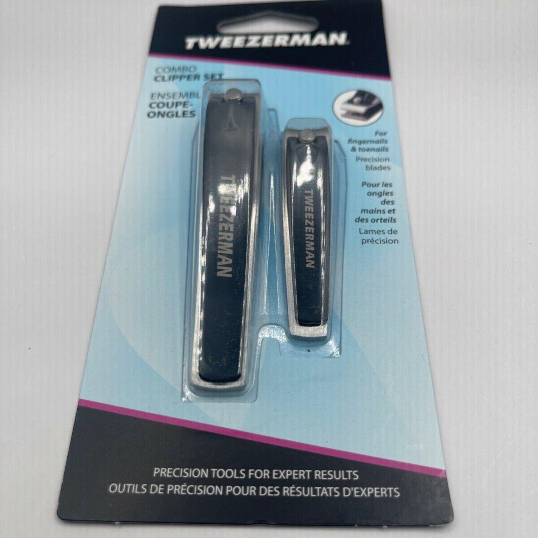 Tweezerman Stainless Steel Nail Clipper Set Model No. 4015-R