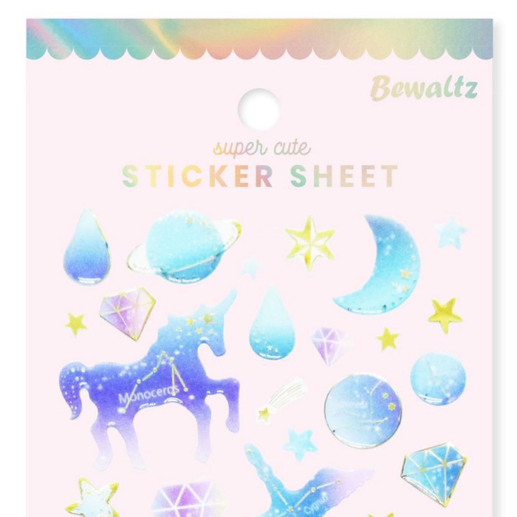 Bewaltz super cute sticker sheet