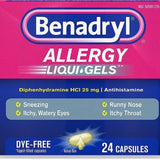 Benadryl Allergy Liqui Gels