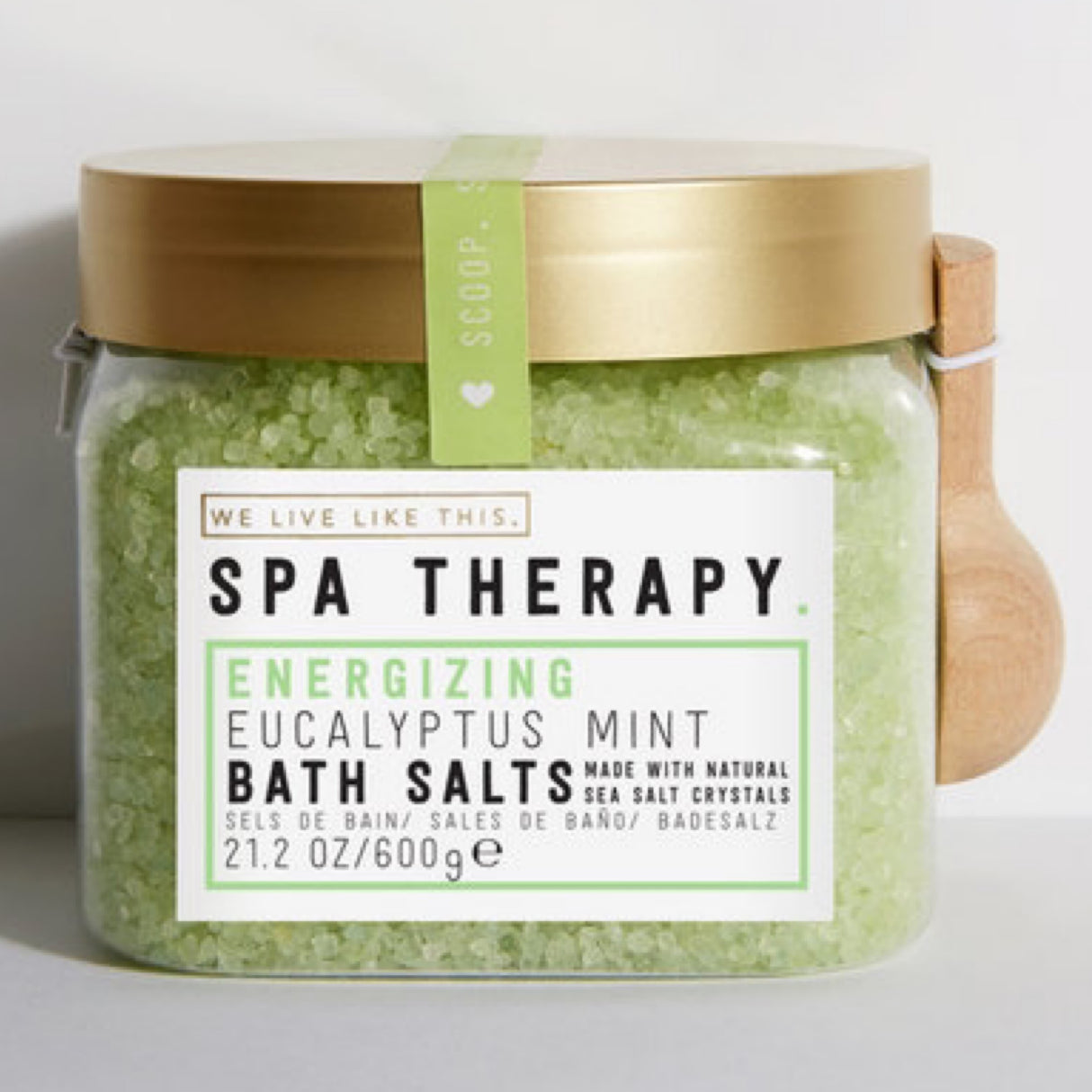 We live like this spa therapy energizing eucalyptus mint bath salts