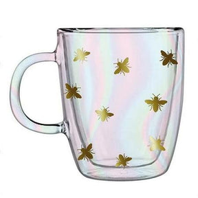 Slant Collection Slant Glass Mug - Bees
