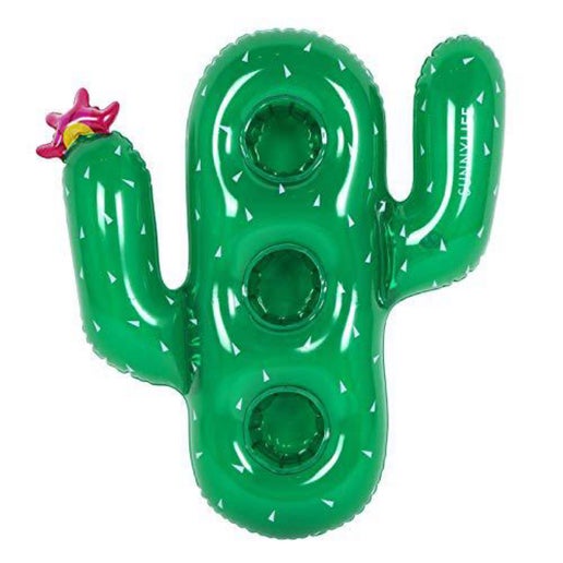 SunnyLIFE Cactus Pool Inflatable Floating Cup Holder for Drinks