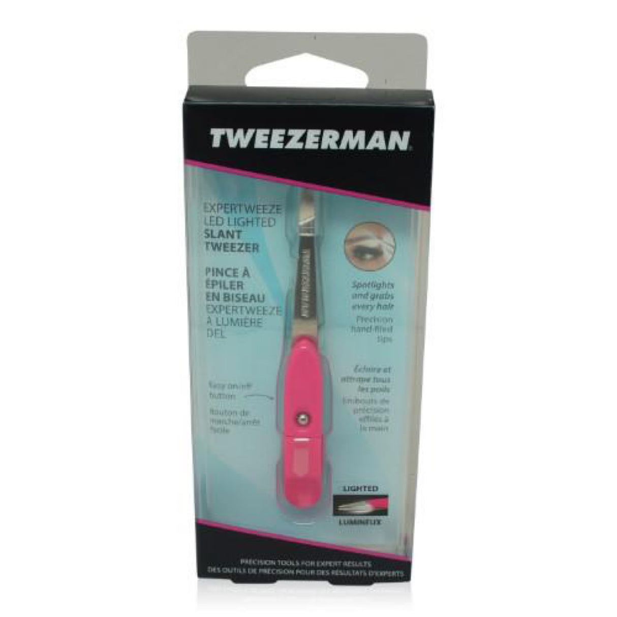 Tweezerman Expertweeze Lighted Slant Tweezer