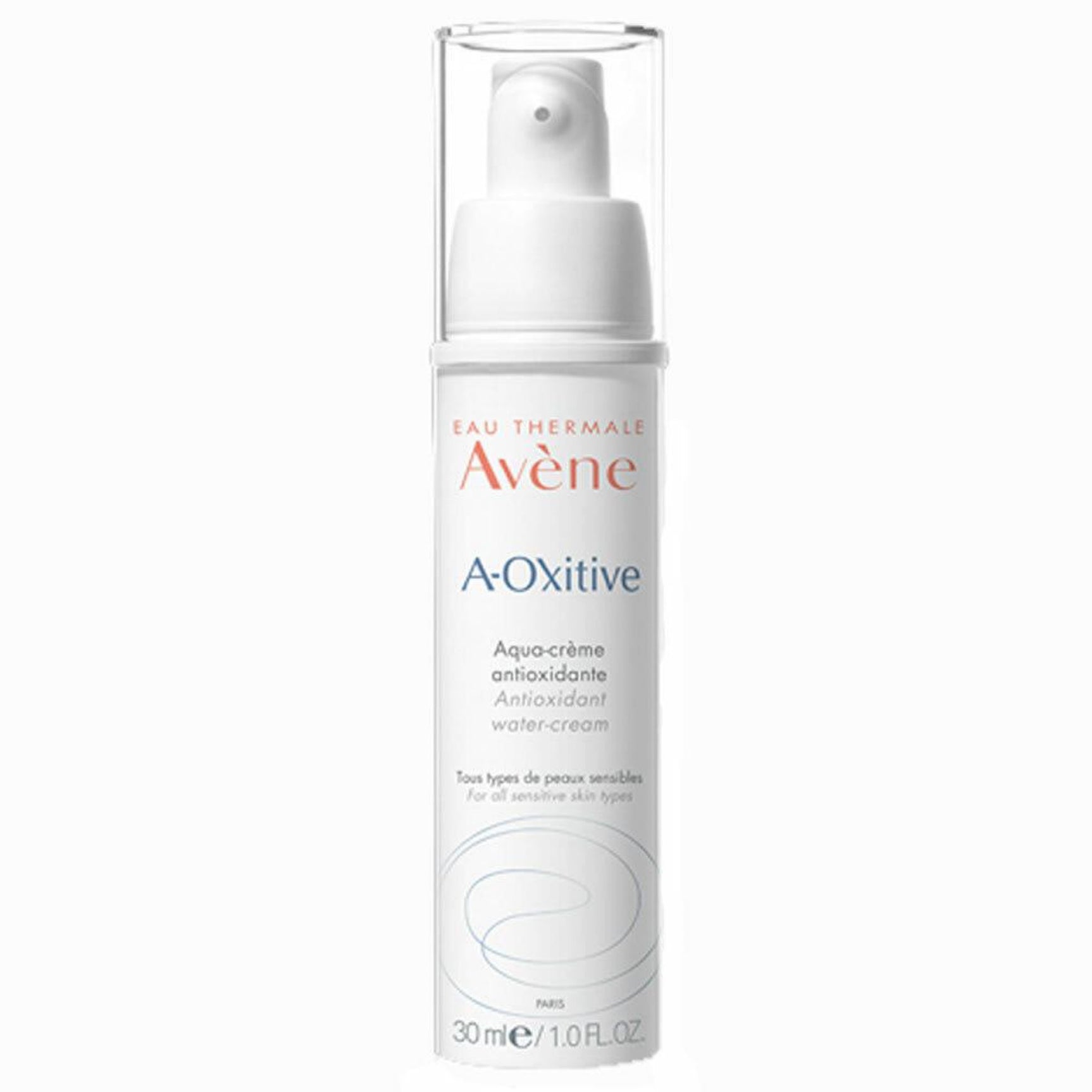Eau Thermale Avene A-Oxitive Antioxidant Water Cream, Vitamin C & E, Hyaluronic Acid