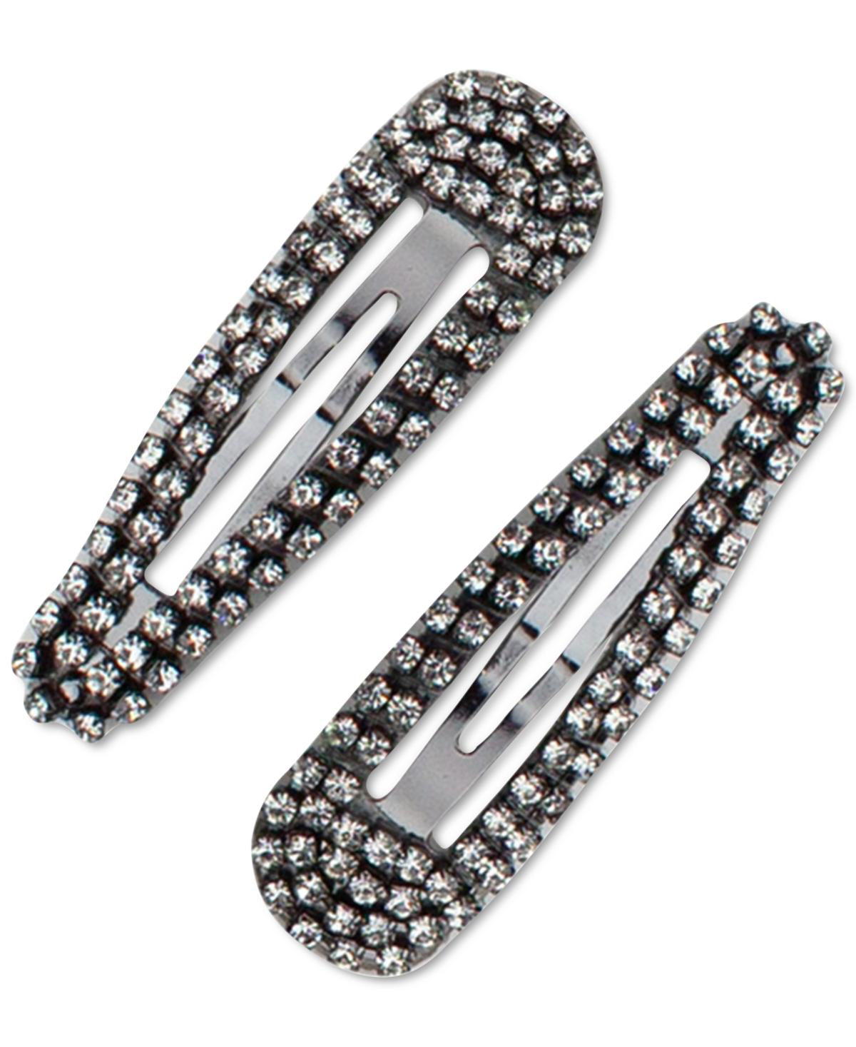 KITSCH Mini Rhinestone Snap Clips