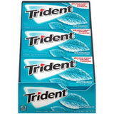 Trident Wintergreen Sugar Free Gum 12 Count 14 Pieces Each Tray