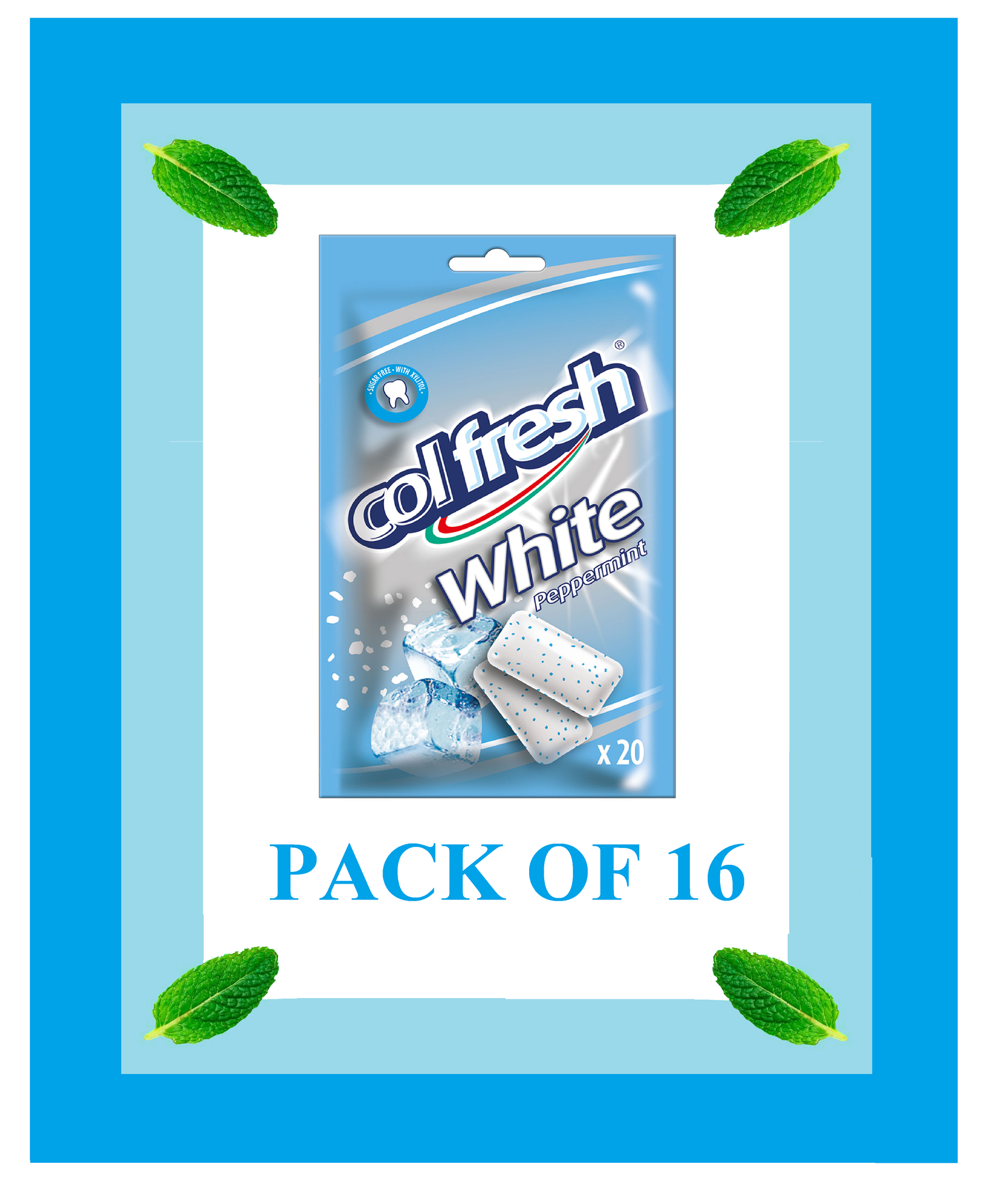 ColFresh Sugar Free Peppermint Gum 28g - Image 4