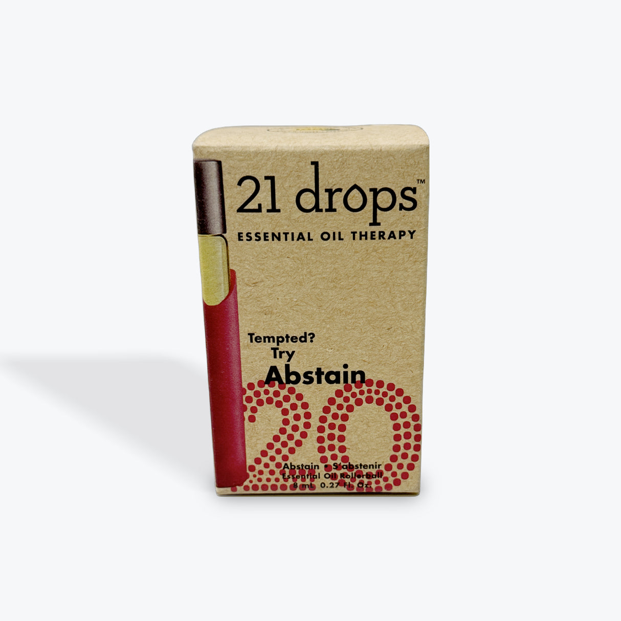 21 Drops Abstain Essential Oil Blend Bottle