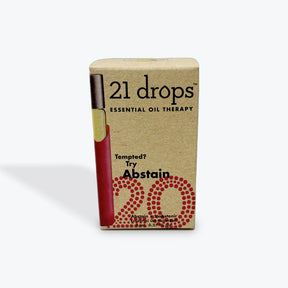 21 Drops Abstain Essential Oil Blend Bottle