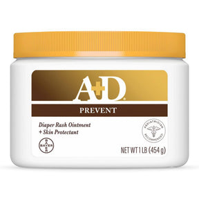 A+D Baby Diaper Rash Ointment, Baby Protectant with Vitamins A and D