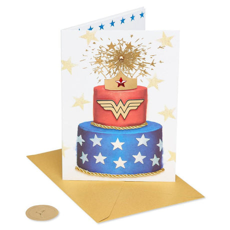 Wonder Woman Cake Pattern Card