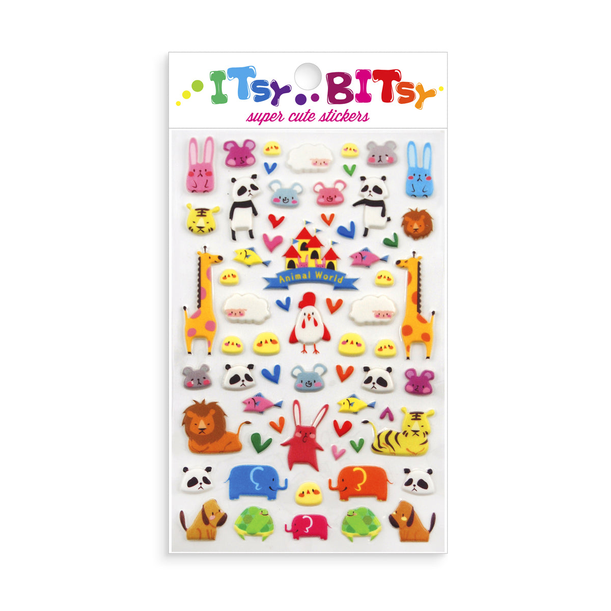 International Arrivals "Animal World" Itsy Bitsy Stickers