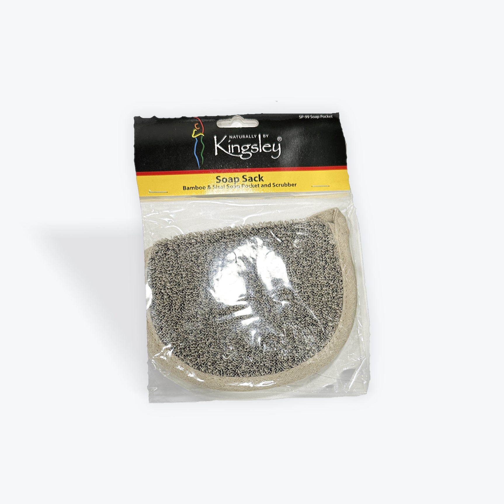 Naturally by Kingsley Kingsley Soap Sack - Bamboo & Sisal Soap Pocket and Scrubber