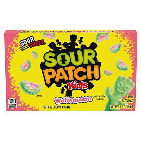 Sour Patch Kids Candy (Watermelon, 3.5-Ounce Box
